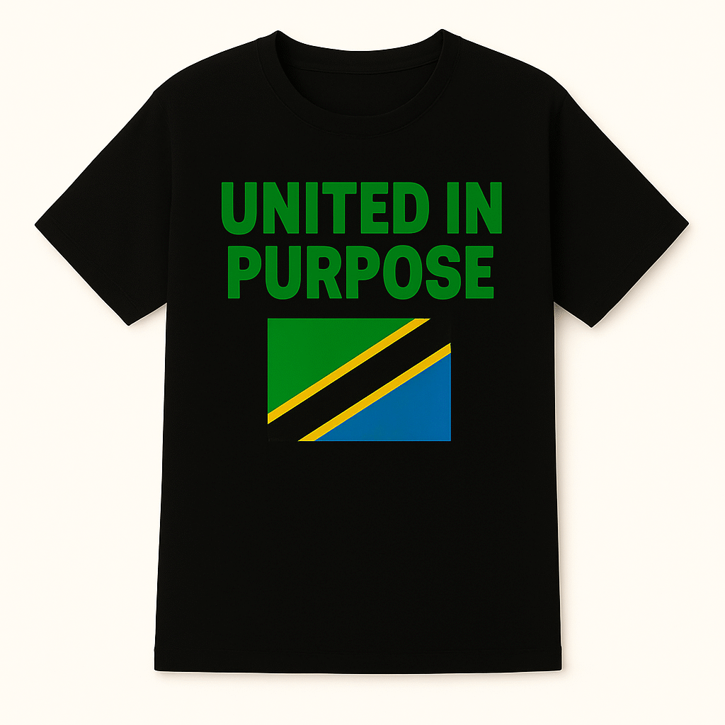 Customized presidential campaign T-shirt for Tanzania